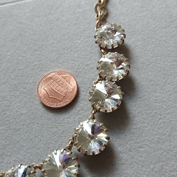 J. Crew round crystals necklace - Picture 3 of 11